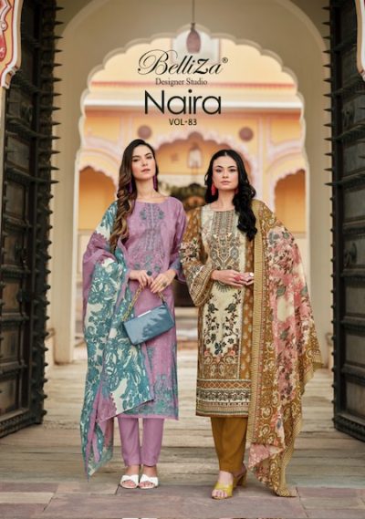 BELLIZA NAIRA VOL 83 PURE COTTON SUITS CATALOG