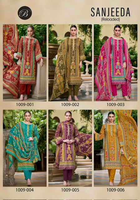 BELLIZA SANJEEDA RELOADED PUR JAM COTTON SUITS