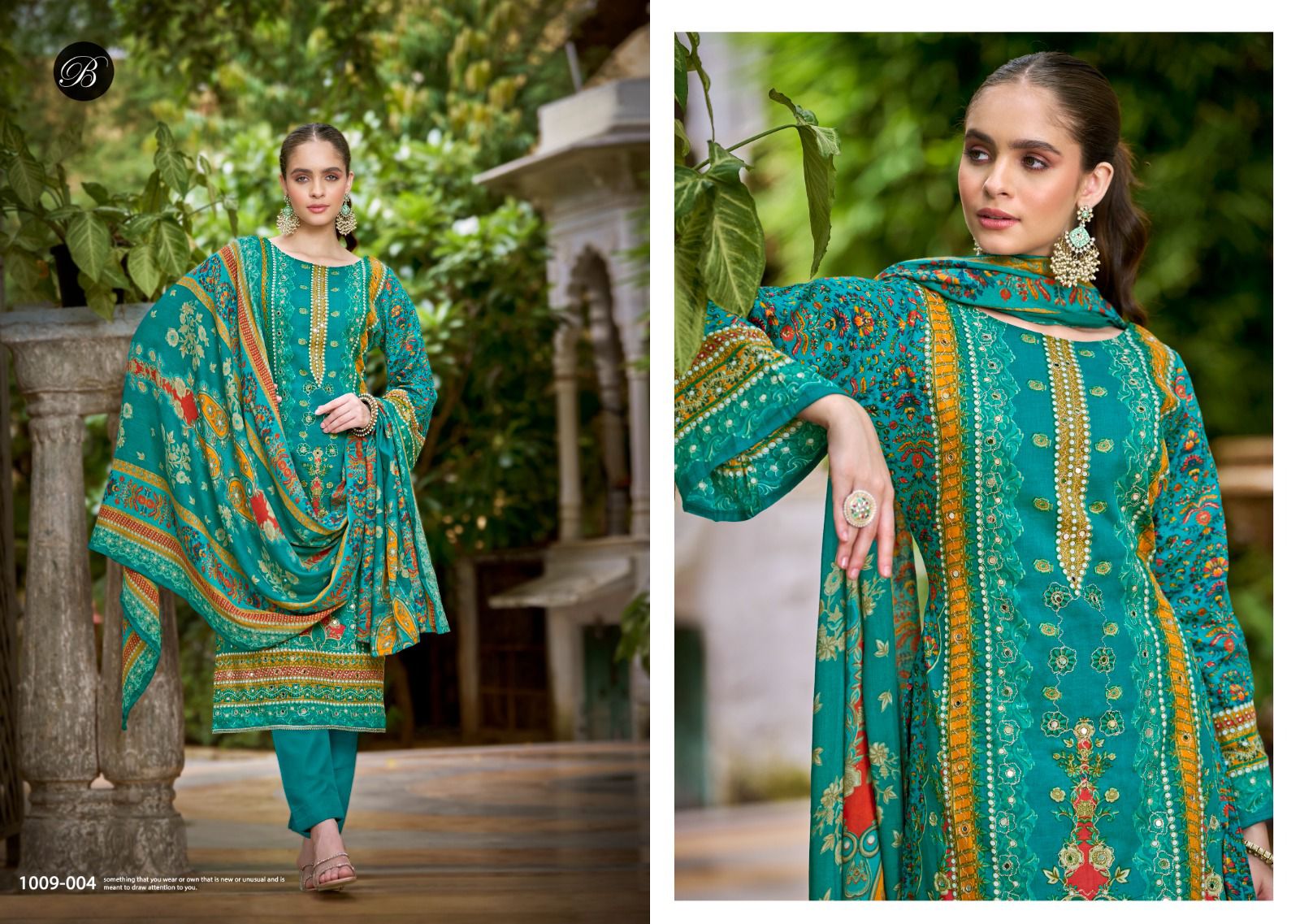 BELLIZA SANJEEDA RELOADED PUR JAM COTTON SUITS