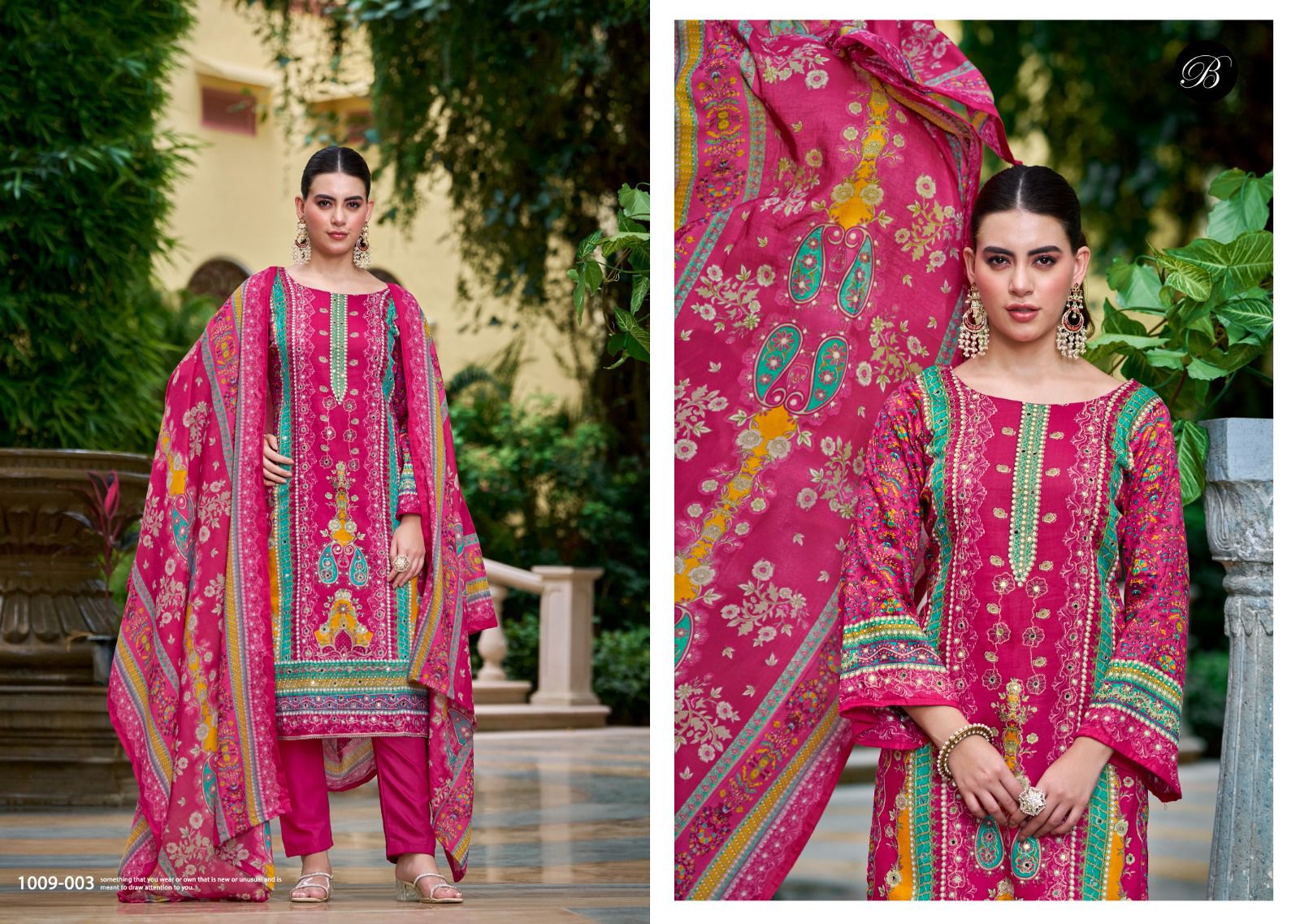 BELLIZA SANJEEDA RELOADED PUR JAM COTTON SUITS