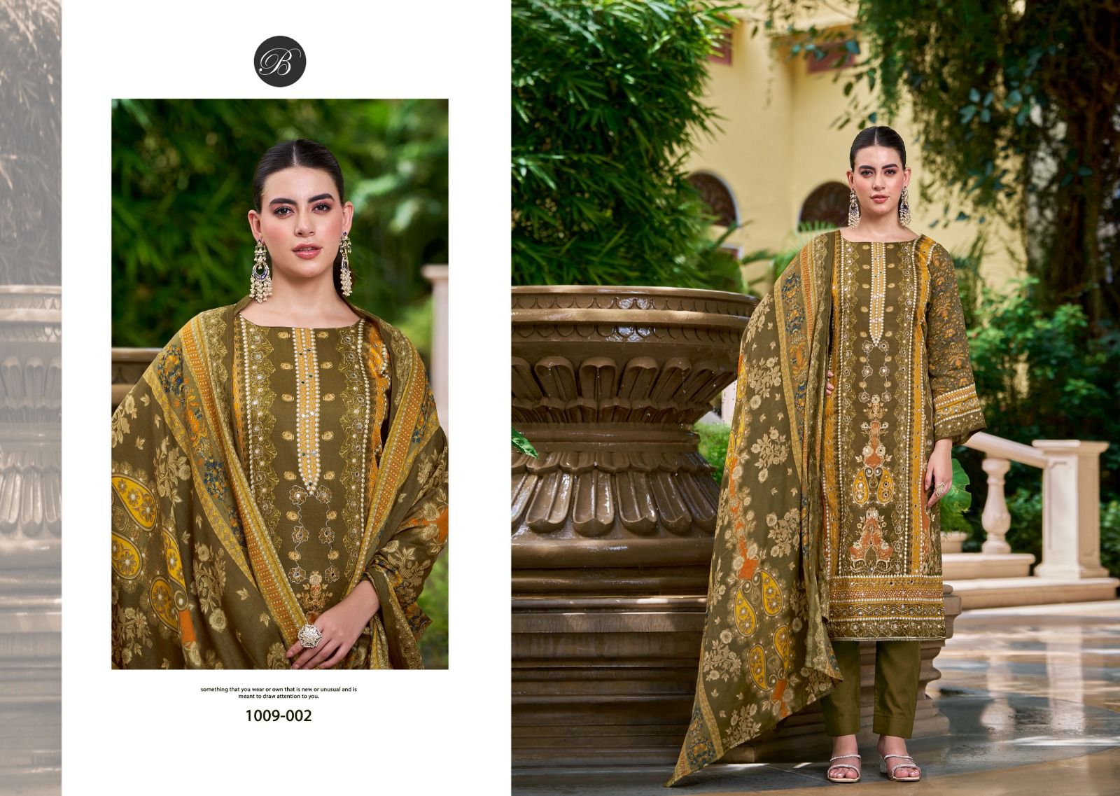 BELLIZA SANJEEDA RELOADED PUR JAM COTTON SUITS