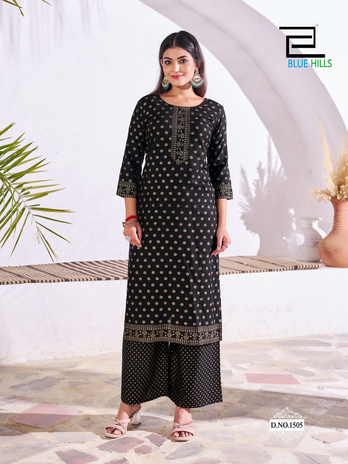 BLUE HILLS REELS VOL 15 READYMADE KURTI WITH PLAZZO