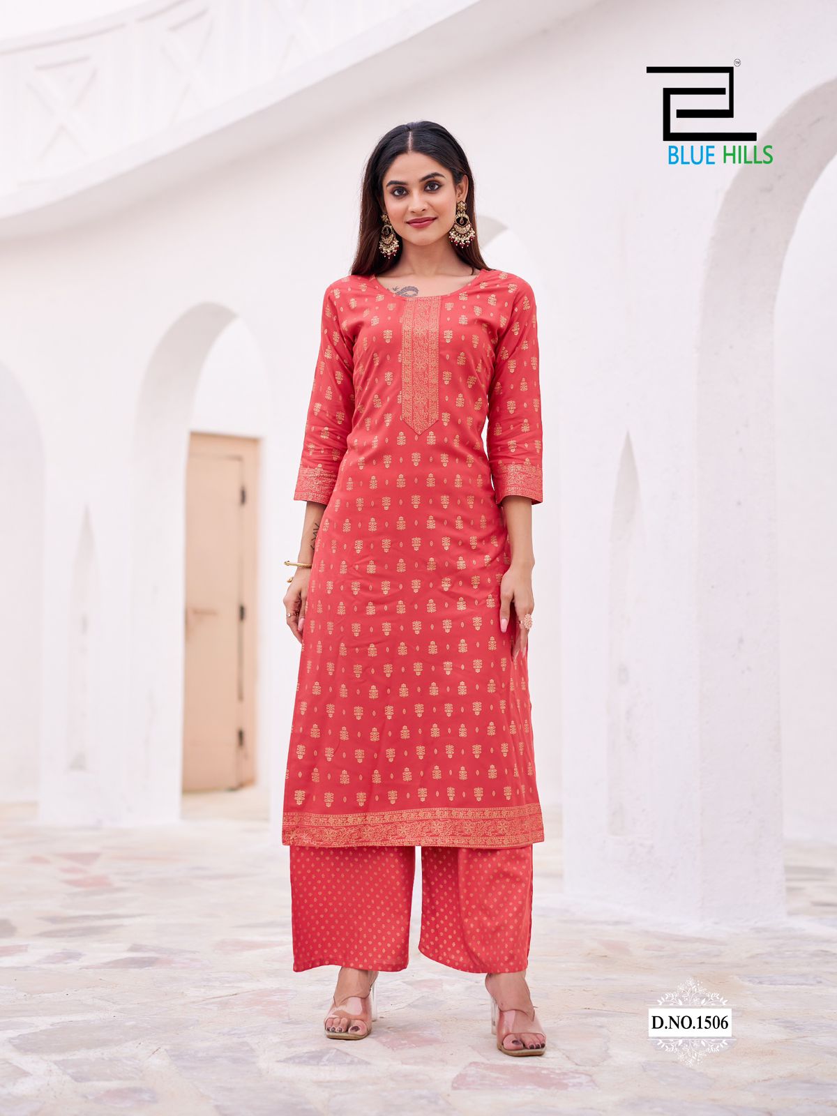 BLUE HILLS REELS VOL 15 READYMADE KURTI WITH PLAZZO