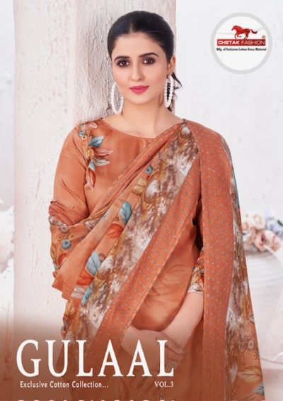 CHETAK FASHION GULAAL VOL 3 COTTON DRESS MATERIAL