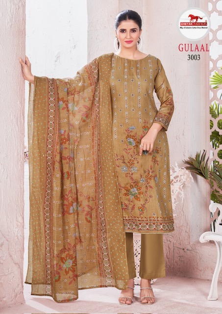 CHETAK FASHION GULAAL VOL 3 COTTON DRESS MATERIAL