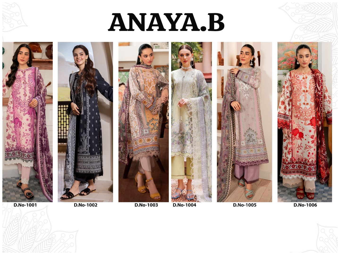 COCO ANAYA B VOL 1 COTTON KARACHI SUITS SUPPLIER