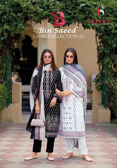 DEEPSY SUITS BIN SAEED VOL 12 LAWN COLLECTION