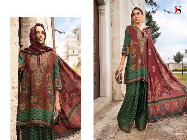 DEEPSY SUITS MARIA B M PRINT 24-5 PAKISTANI SUITS WHOLESALER