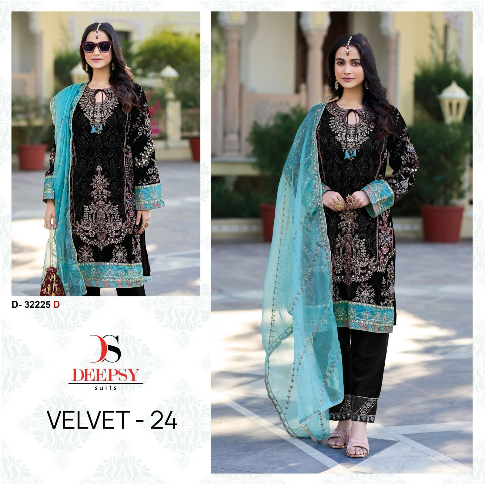 DEEPSY SUITS VELVET 24 32225 SERIES WINTER COLLECTION