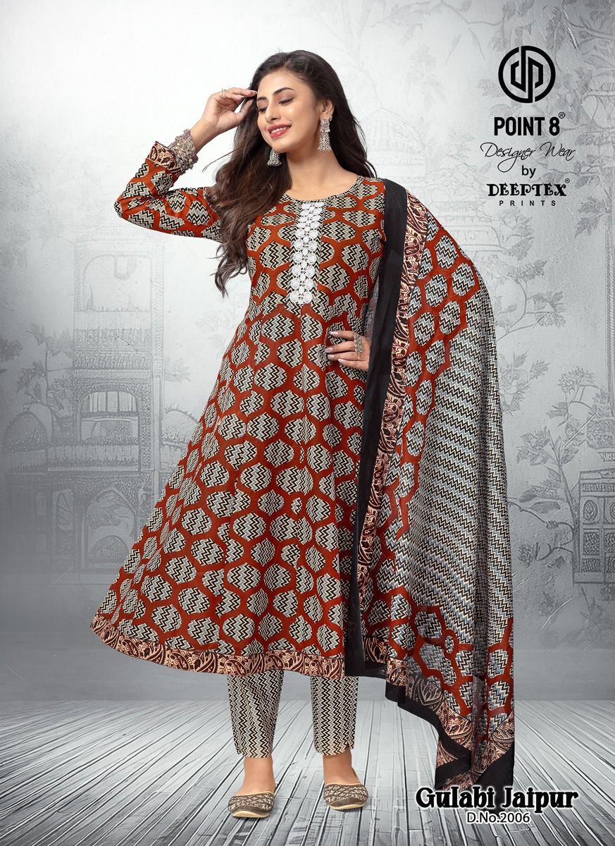 DEEPTEX PRINTS GULABI JAIPUR VOL 2 READYMADE KURTIS