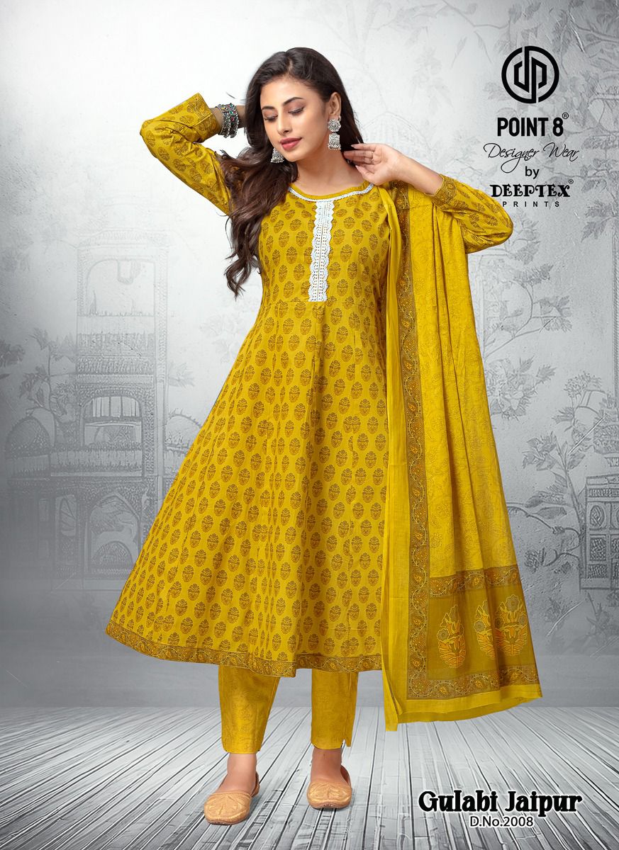 DEEPTEX PRINTS GULABI JAIPUR VOL 2 READYMADE KURTIS