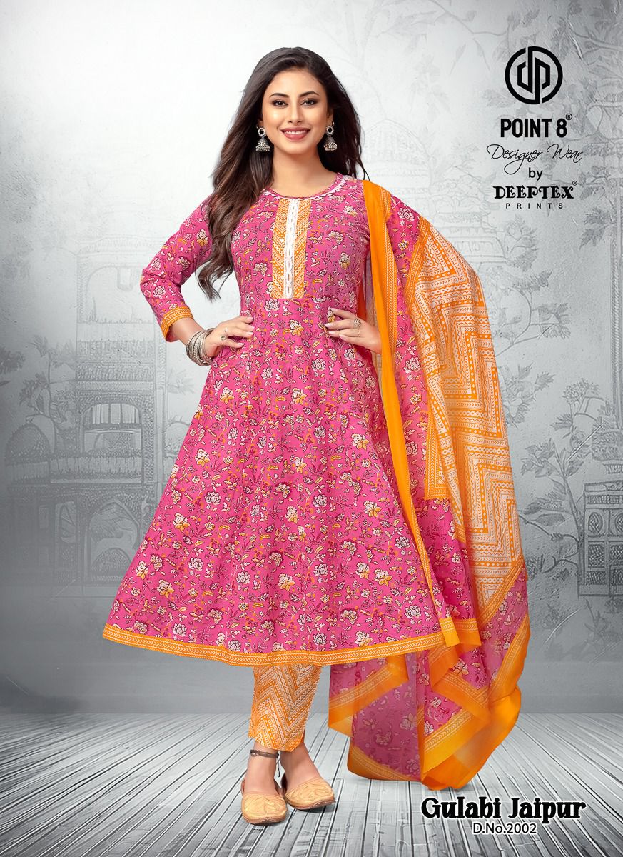 DEEPTEX PRINTS GULABI JAIPUR VOL 2 READYMADE KURTIS