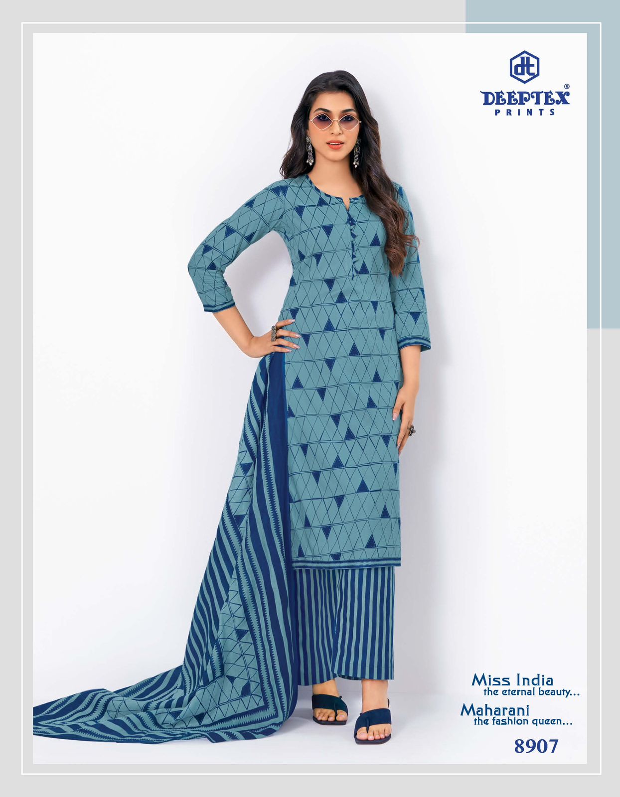 DEEPTEX PRINTS MISS INDIA VOL 69 DRESS MATERIAL