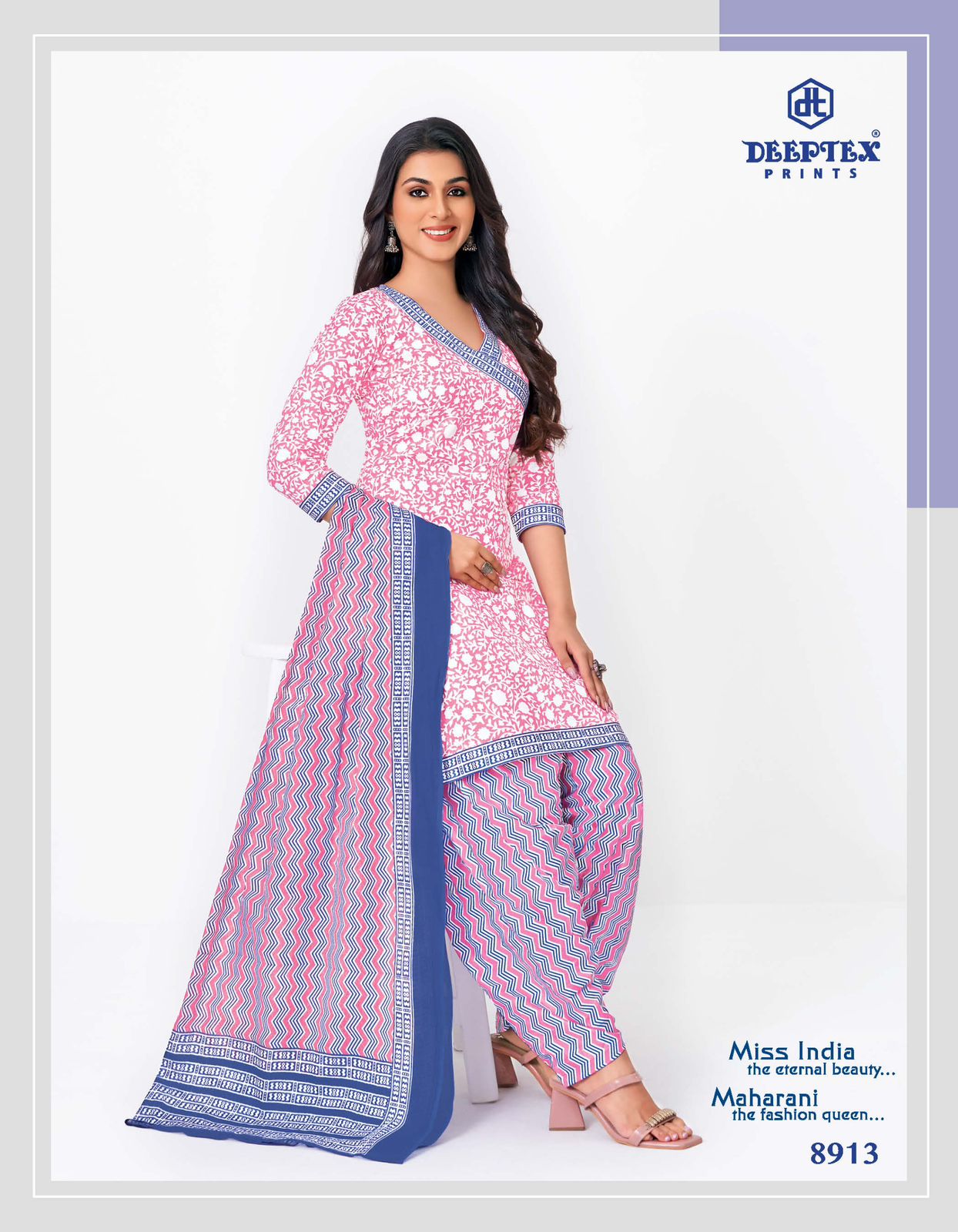 DEEPTEX PRINTS MISS INDIA VOL 69 DRESS MATERIAL