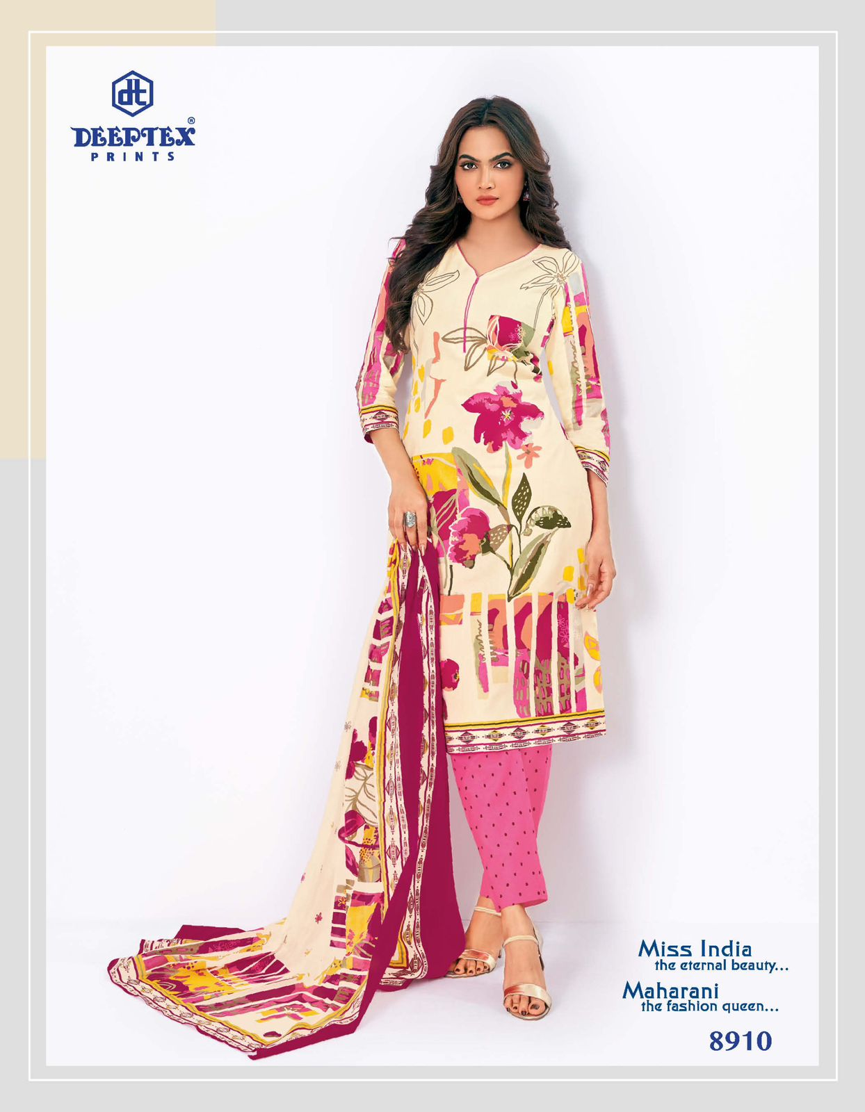 DEEPTEX PRINTS MISS INDIA VOL 69 DRESS MATERIAL