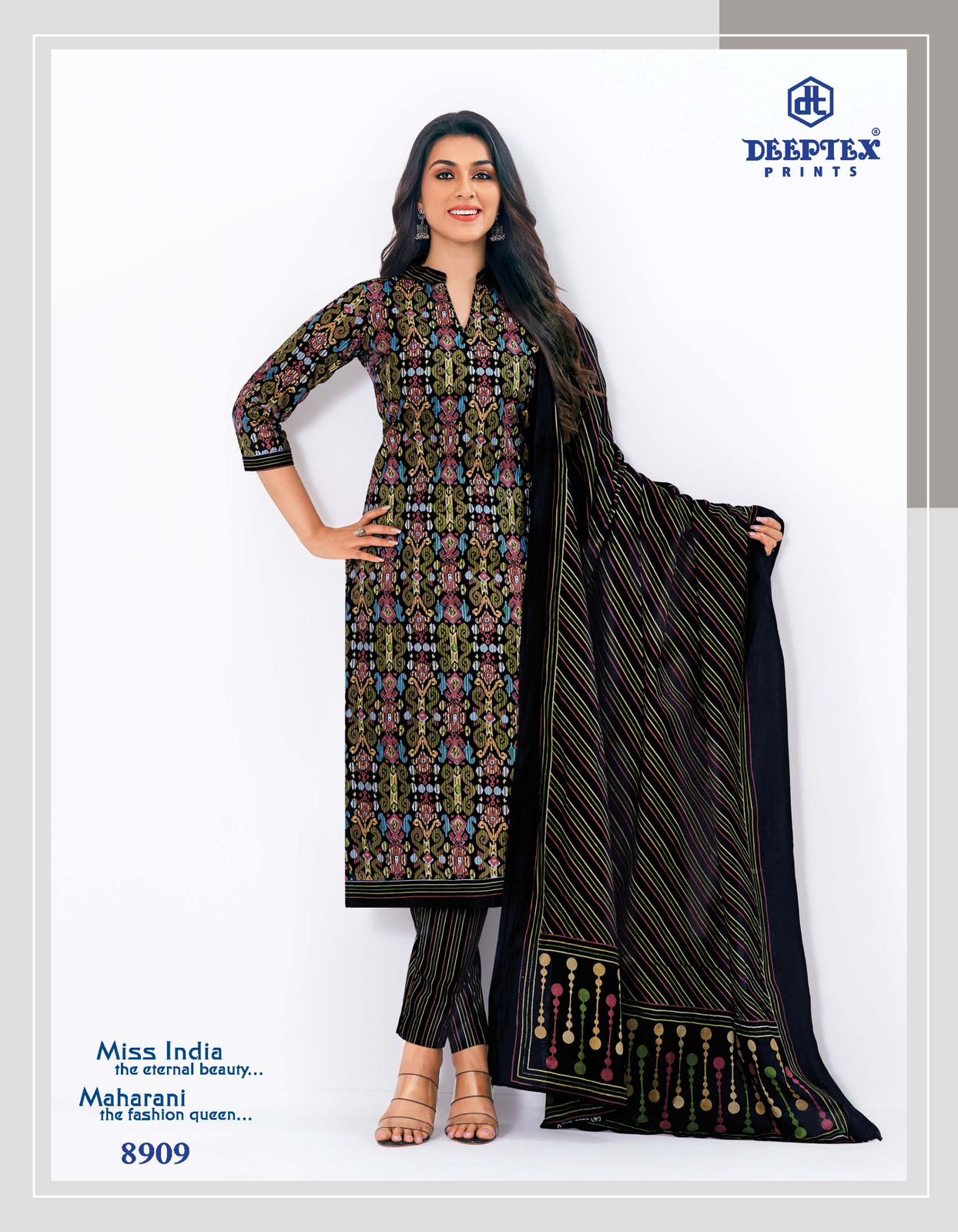 DEEPTEX PRINTS MISS INDIA VOL 69 DRESS MATERIAL