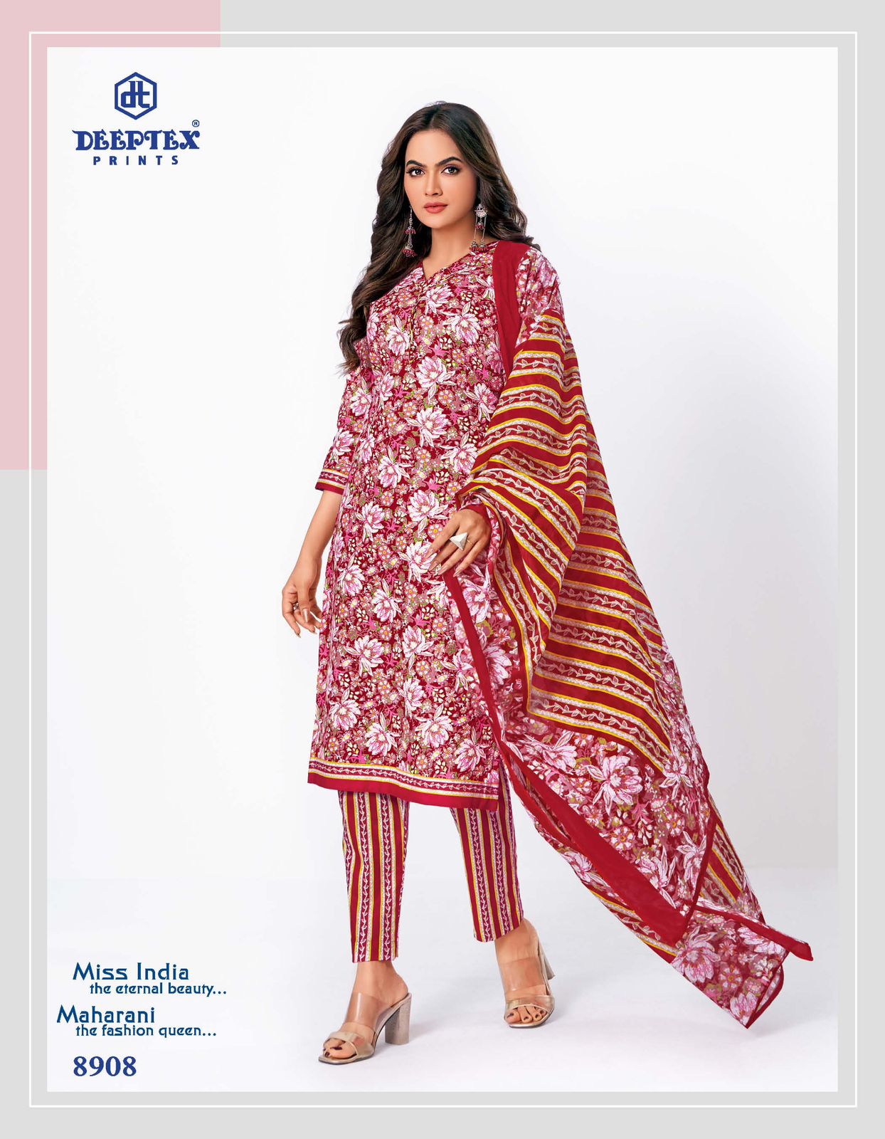 DEEPTEX PRINTS MISS INDIA VOL 69 DRESS MATERIAL