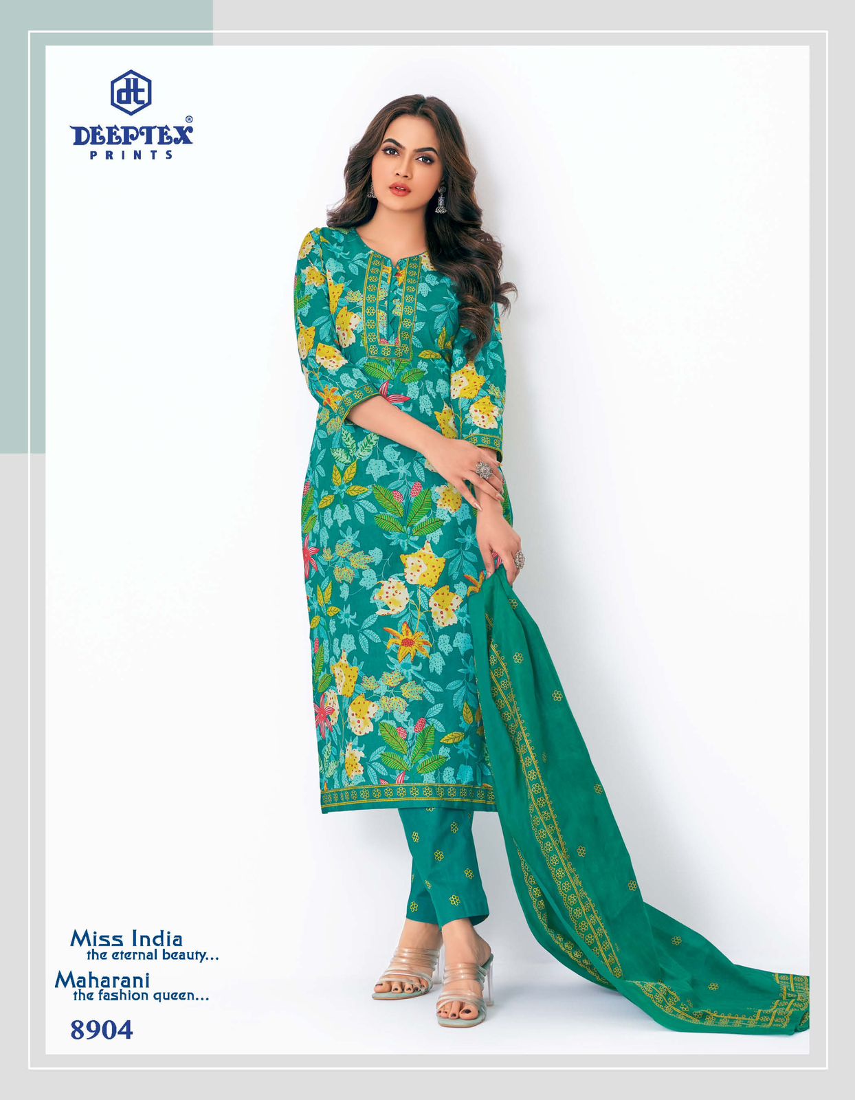 DEEPTEX PRINTS MISS INDIA VOL 69 DRESS MATERIAL