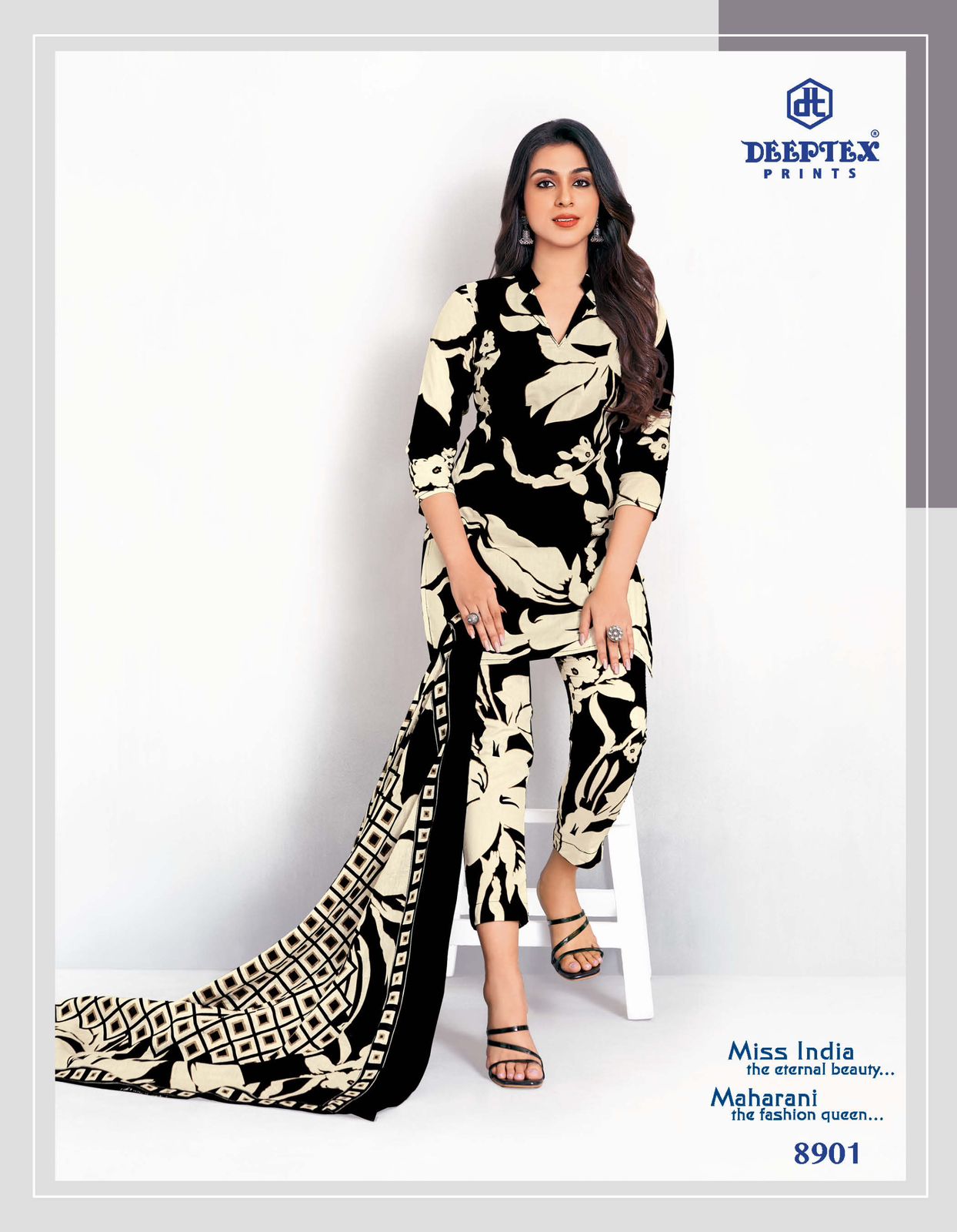 DEEPTEX PRINTS MISS INDIA VOL 69 DRESS MATERIAL