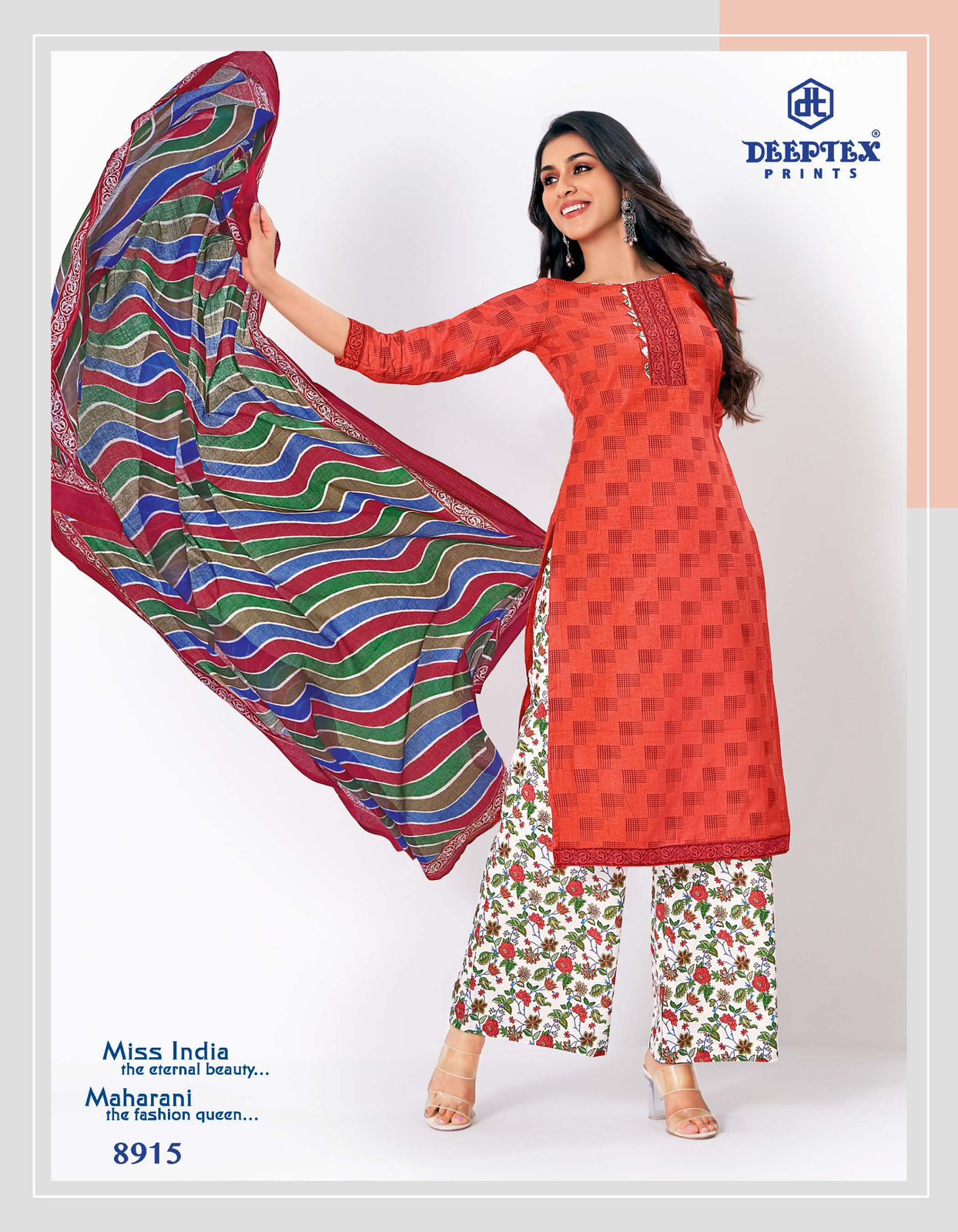 DEEPTEX PRINTS MISS INDIA VOL 69 DRESS MATERIAL