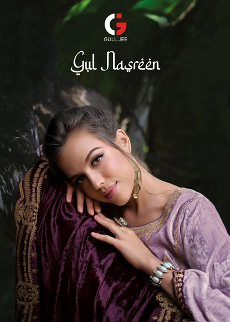 GULL JEE GUL NASREEN PURE VISCOSE VELVET SUITS