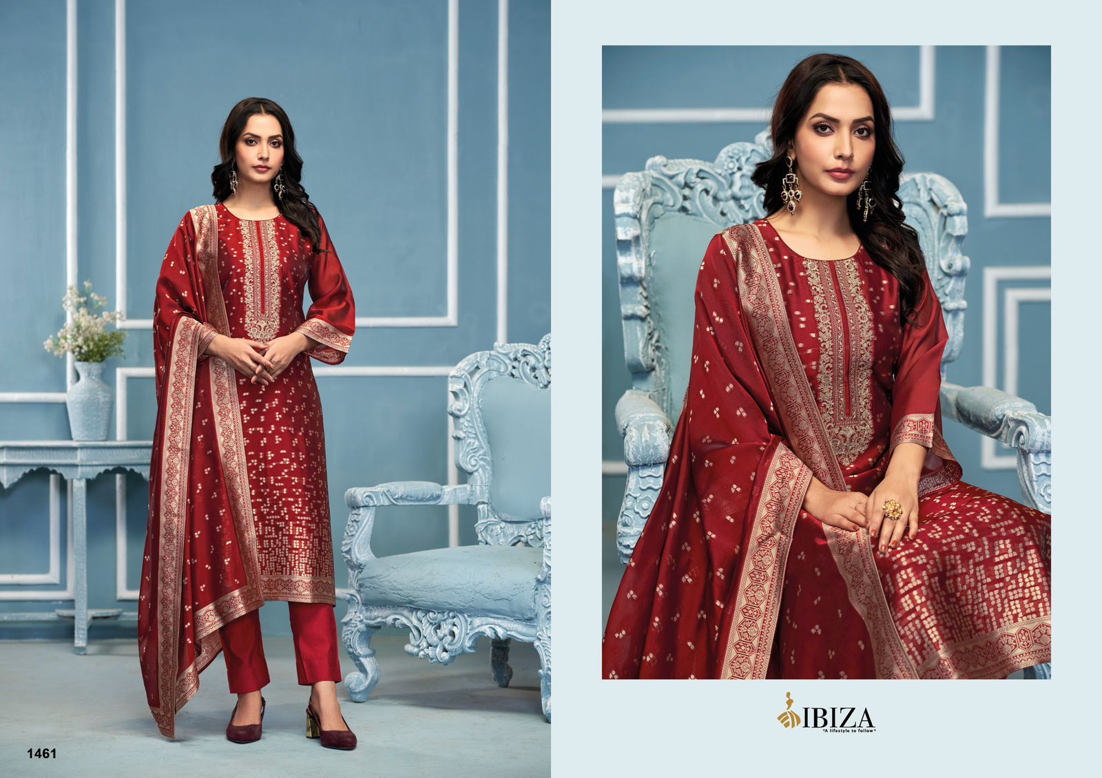 IBIZA ESPRESSO BANGALORI SILK SUITS WHOLESALER