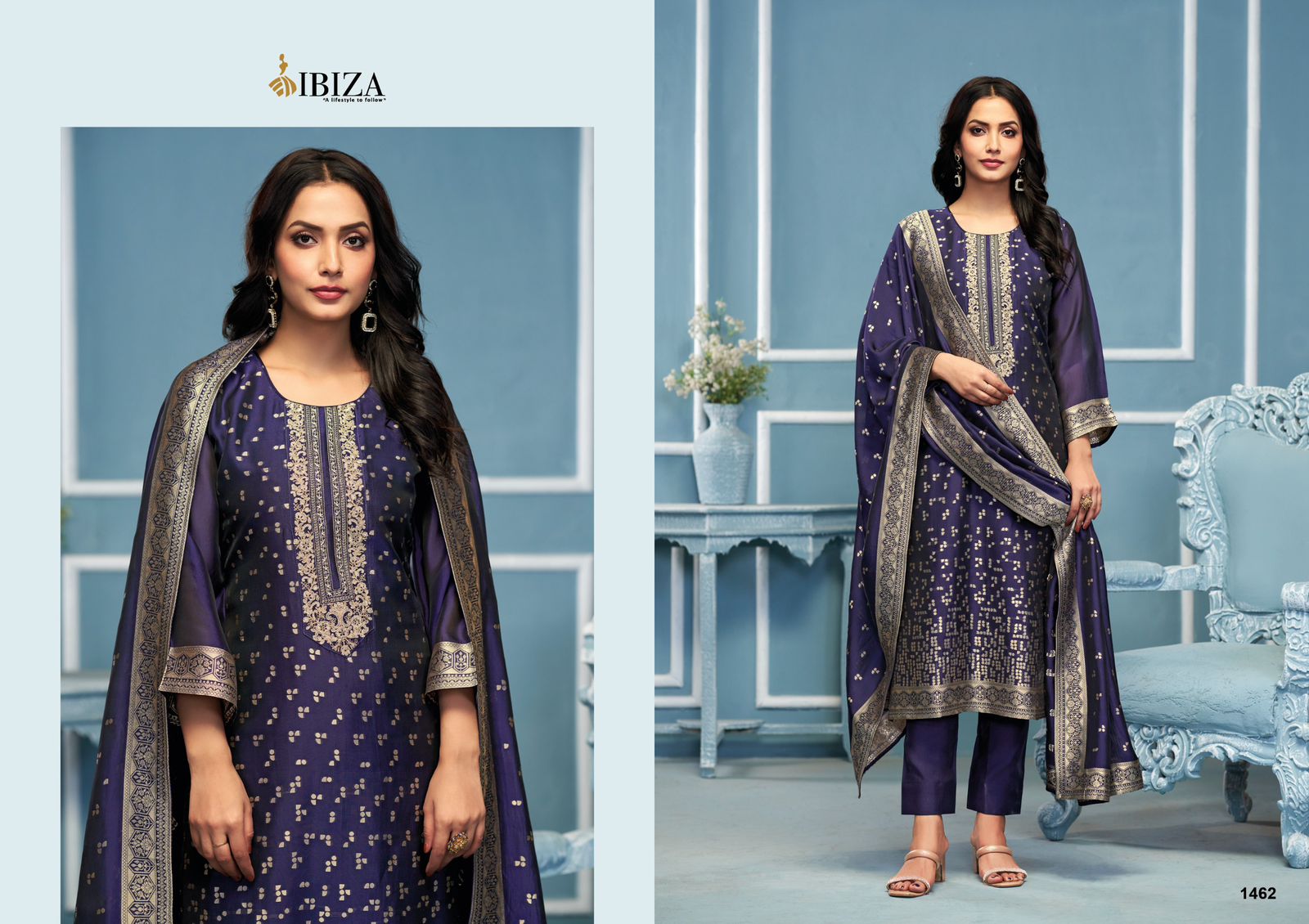 IBIZA ESPRESSO BANGALORI SILK SUITS WHOLESALER