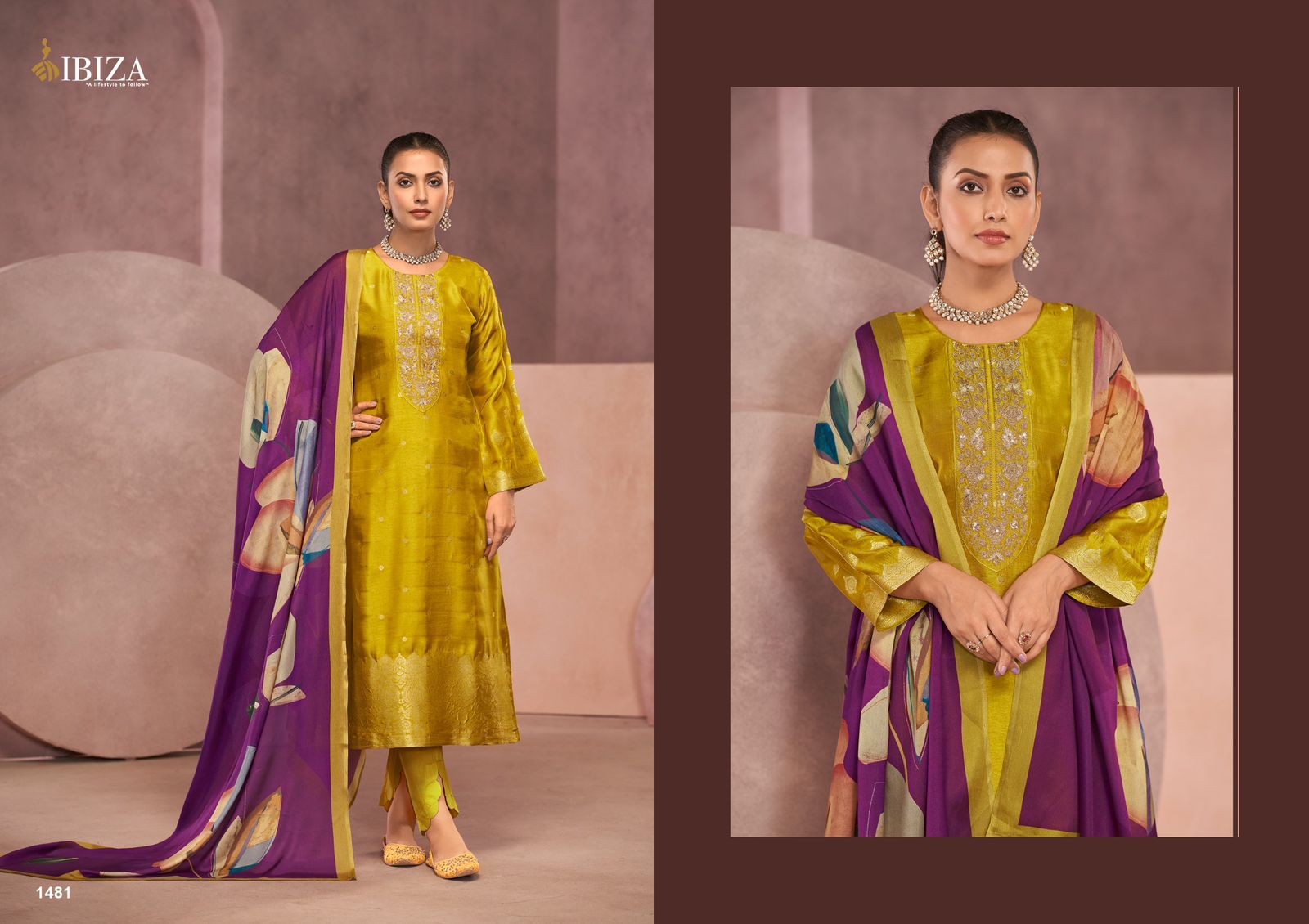 IBIZA GRACHE PURE SILK SUITS LATEST CATALOGUE