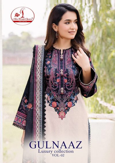 MISS WORLD GULNAAZ VOL 2 LAWN KARACHI SUITS