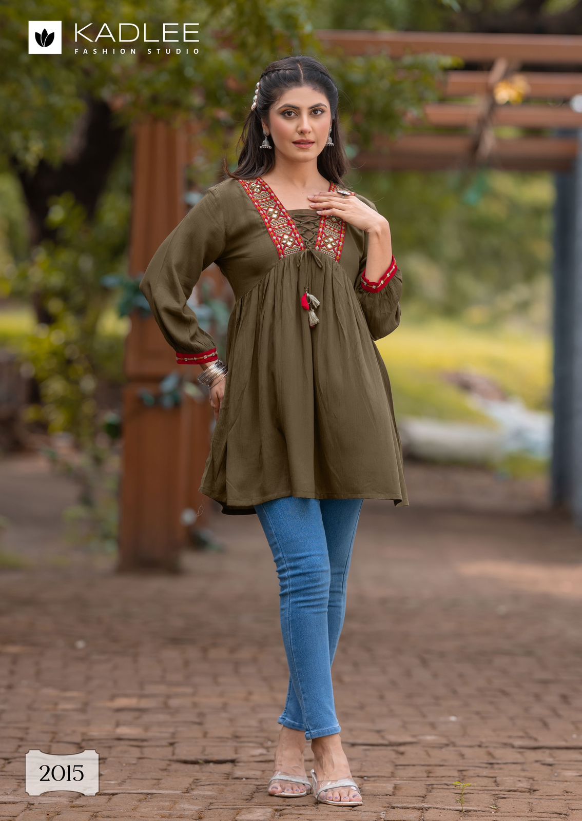 KADLEE CENTURI VOL 3 READYMADE HANDWORK KURTIS