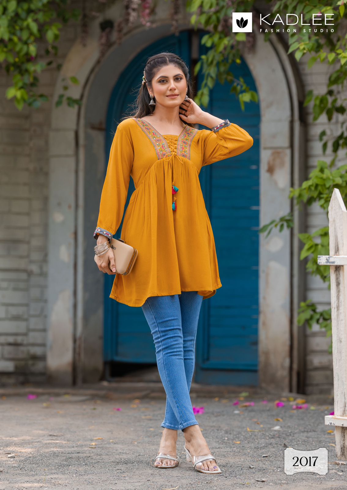 KADLEE CENTURI VOL 3 READYMADE HANDWORK KURTIS