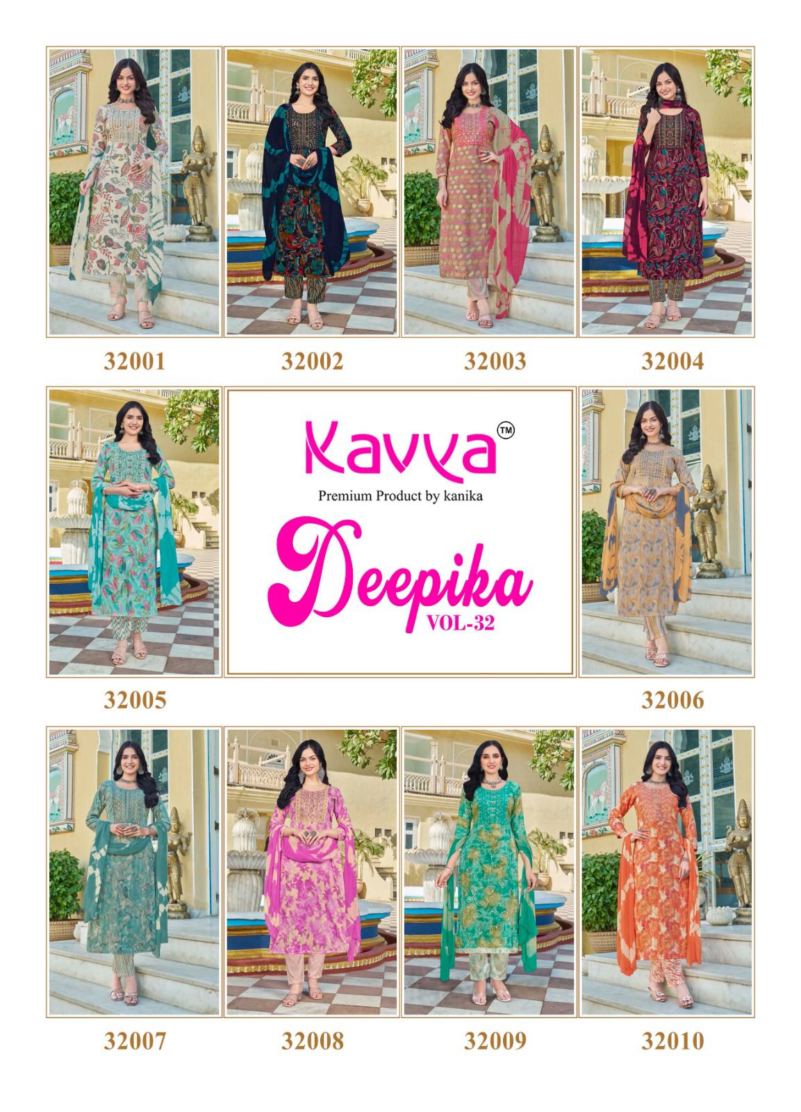 KAVYA DEEPIKA VOL 32 READYMADE KURTIS CATALOG