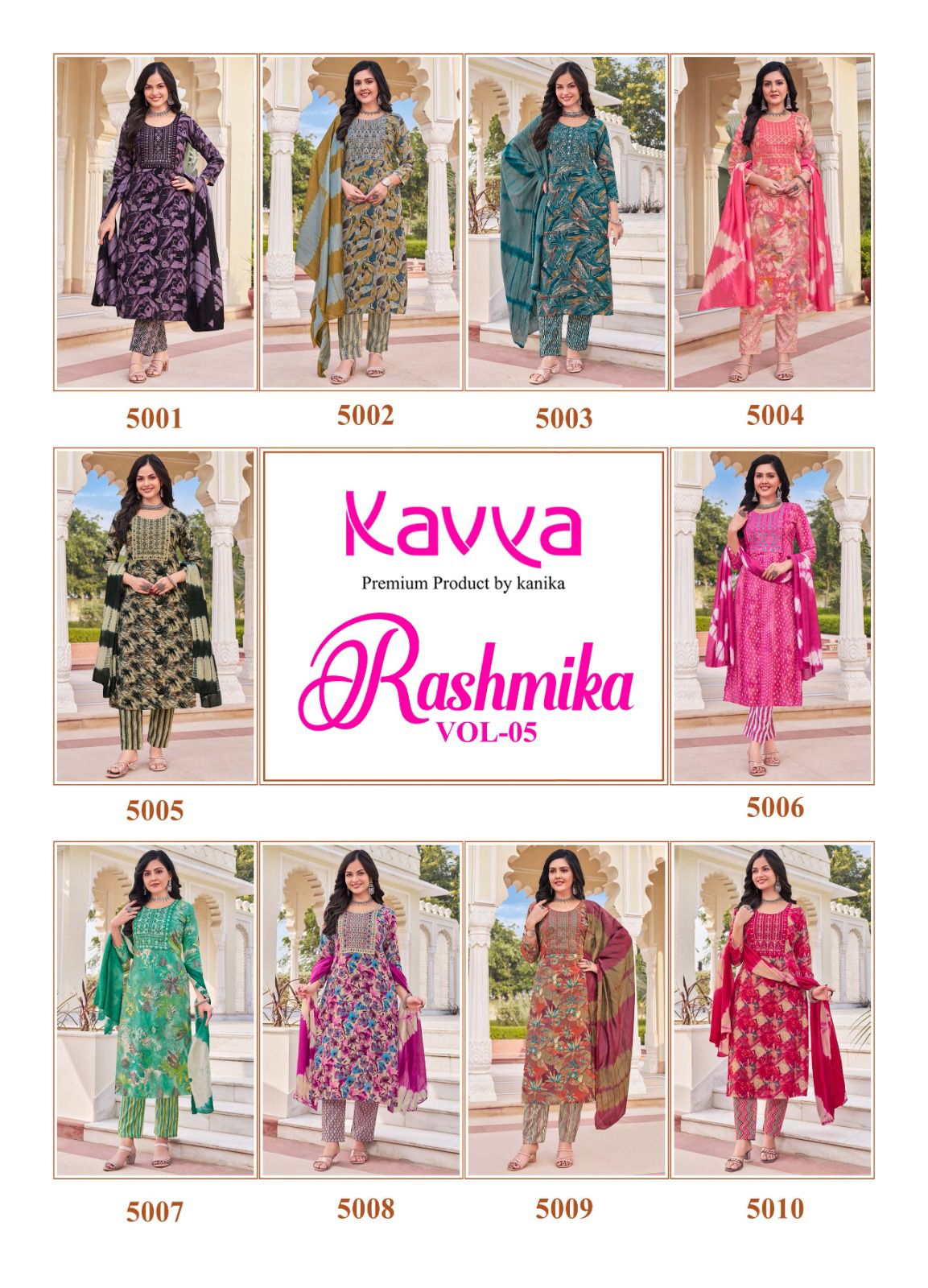 KAVYA RASHMIKA VOL 5 READYMADE KURTIS SUPPLIER