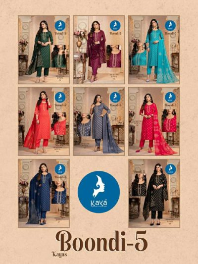 KAYA BOONDI VOL 5 KURTI WHOLESALER