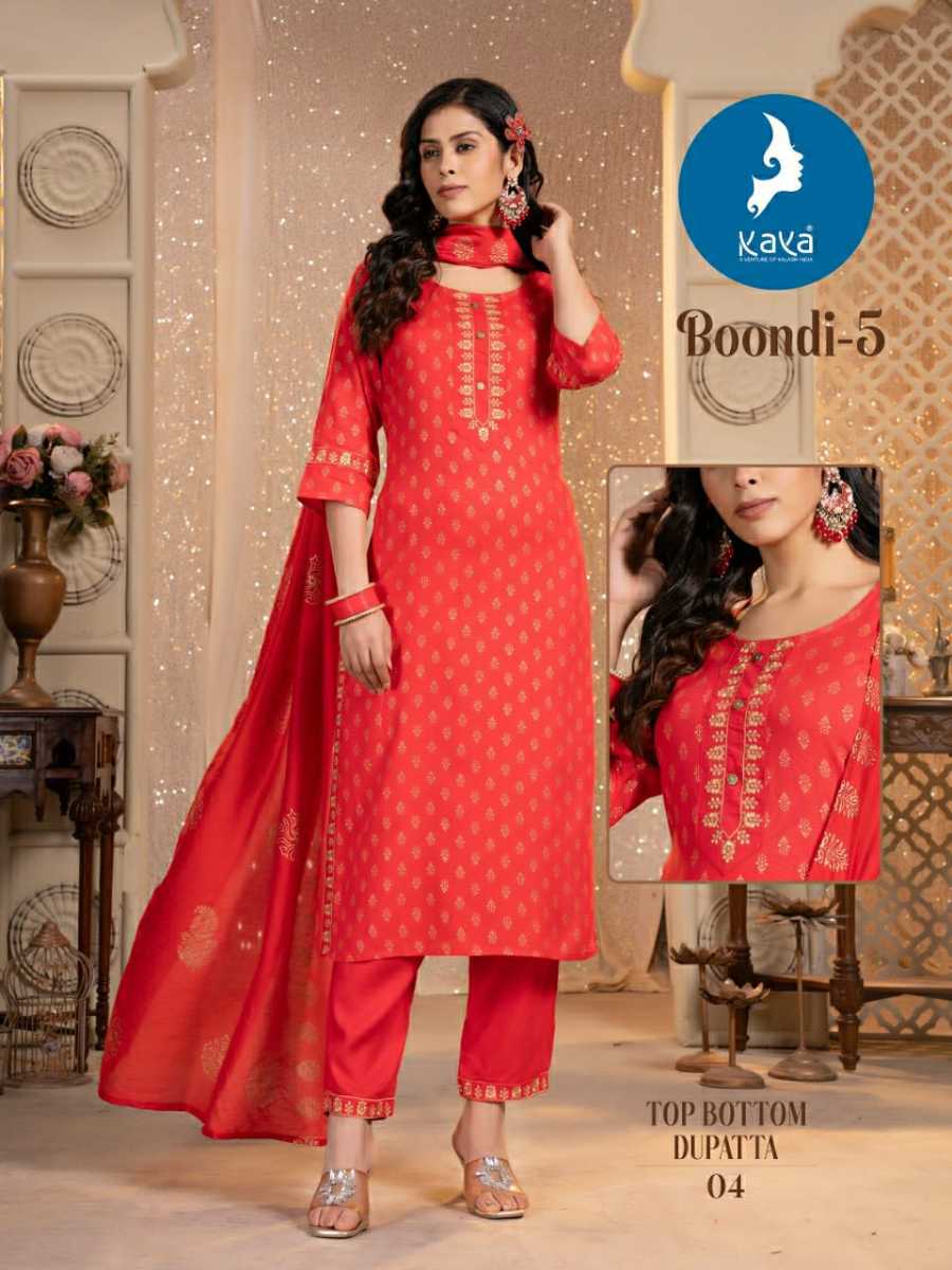 KAYA BOONDI VOL 5 KURTI WHOLESALER