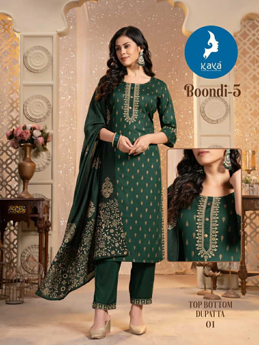 KAYA BOONDI VOL 5 KURTI WHOLESALER