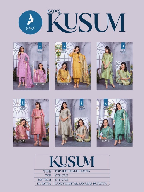 KAYA KUSUM VOL 6 READYMADE SILK KURTIS CATALOG