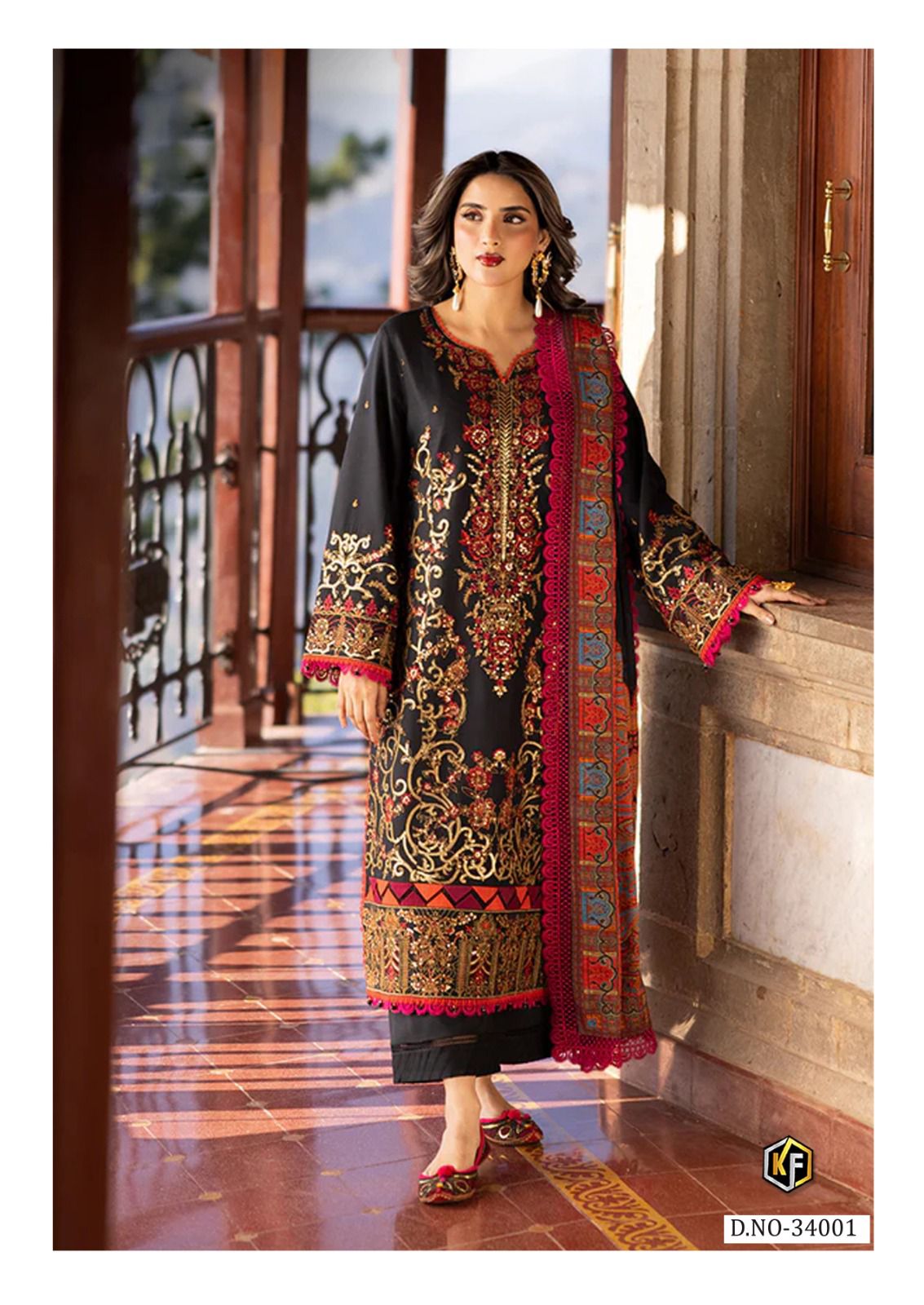 KEVAL FAB MARIA B VOL 34 LAWN KARACHI SUITS CATALOG