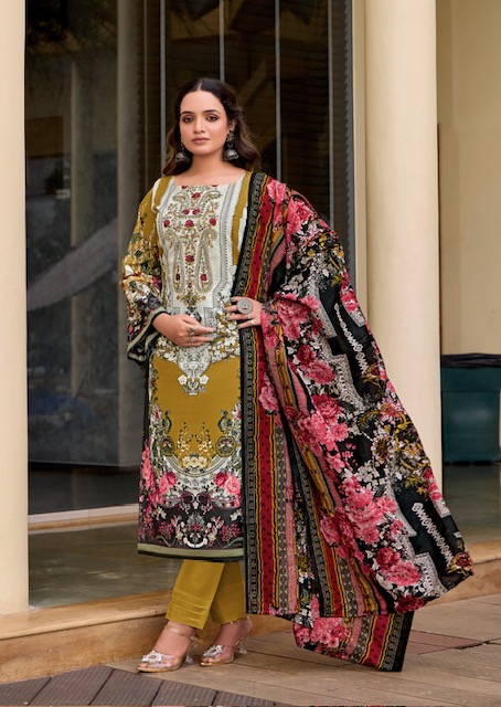 LEVISHA NAIRA NX VOL 11 COTTON PAKISTANI SUITS