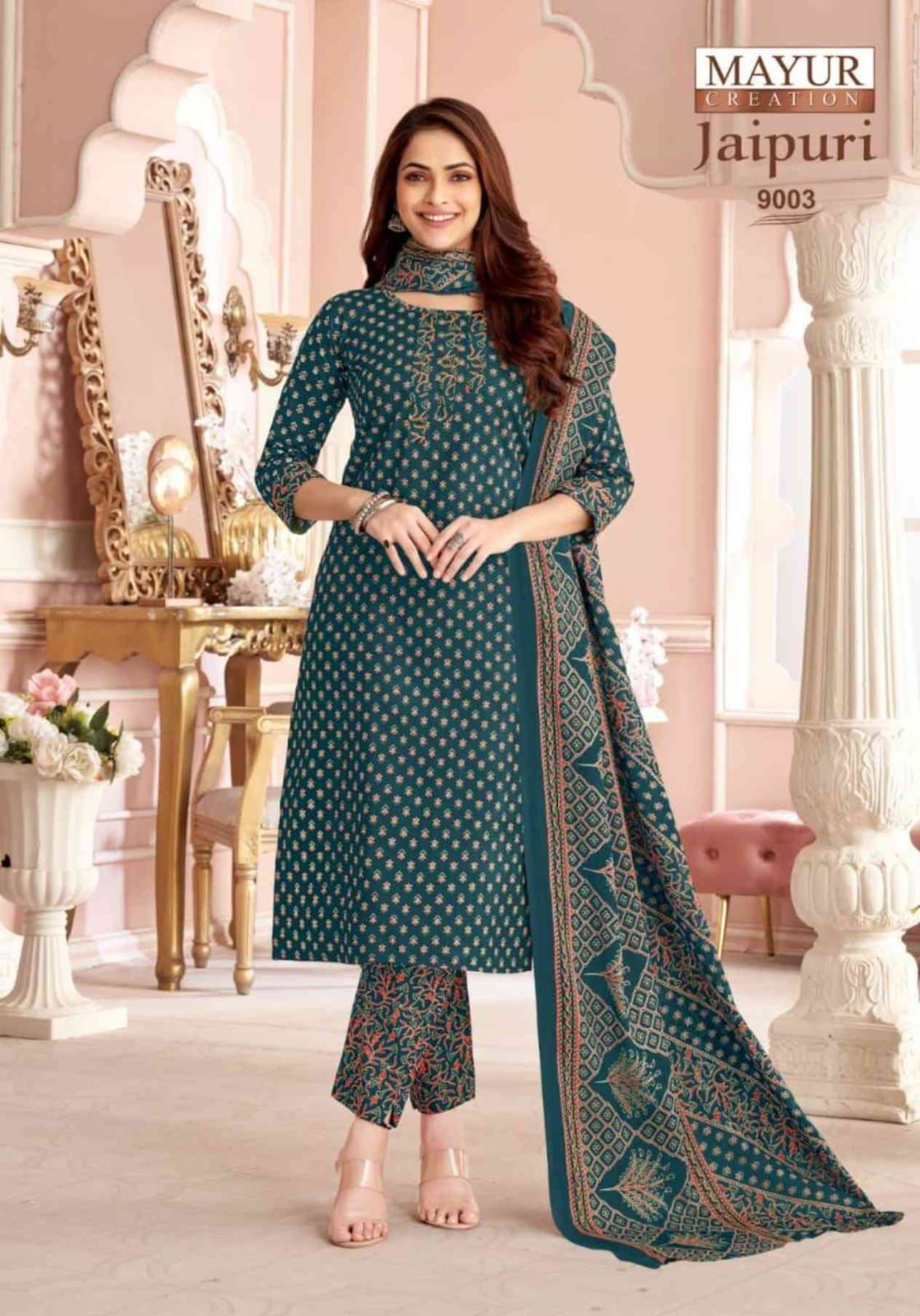 MAYUR CREATION JAIPURI VOL 9 DRESS MATERIAL JETPUR