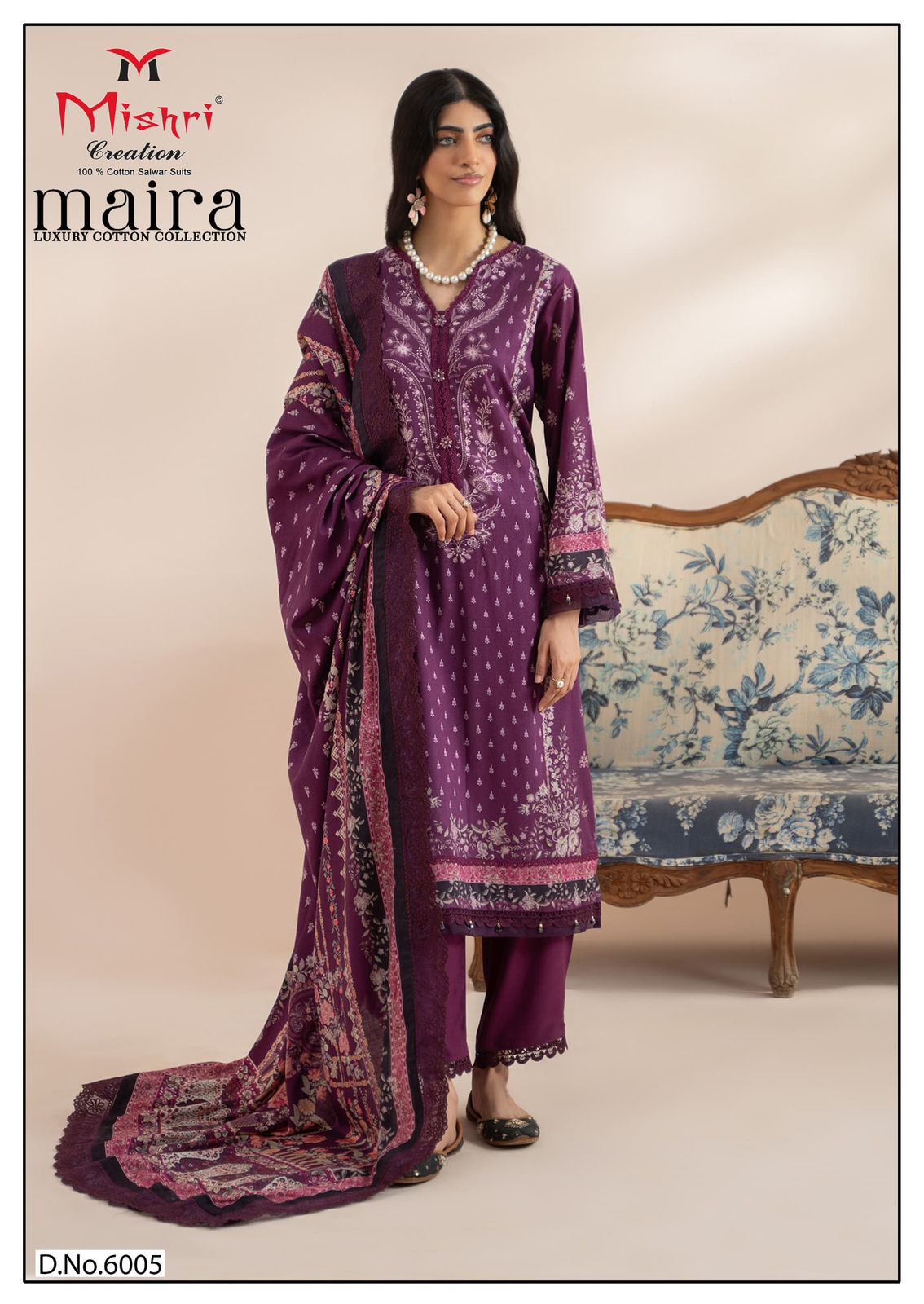 MISHRI CREATION MAIRA COTTON KARACHI SUITS CATALOG