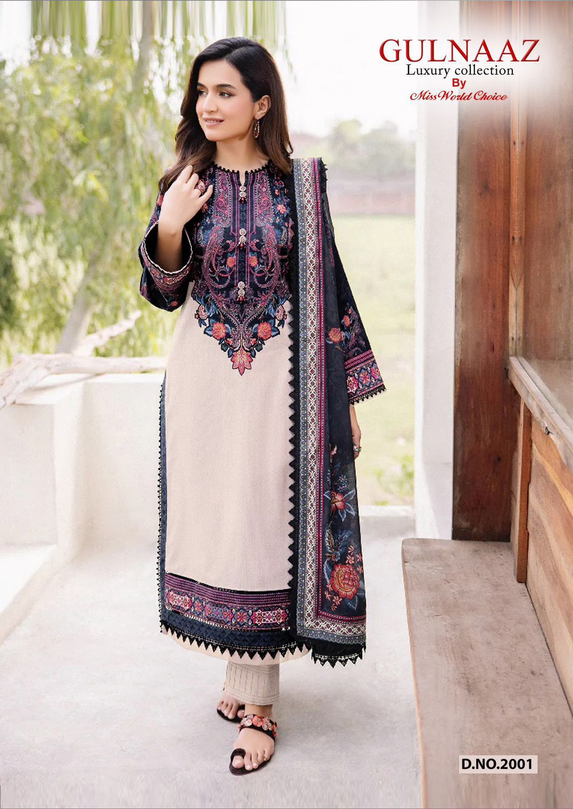 MISS WORLD GULNAAZ VOL 2 LAWN KARACHI SUITS