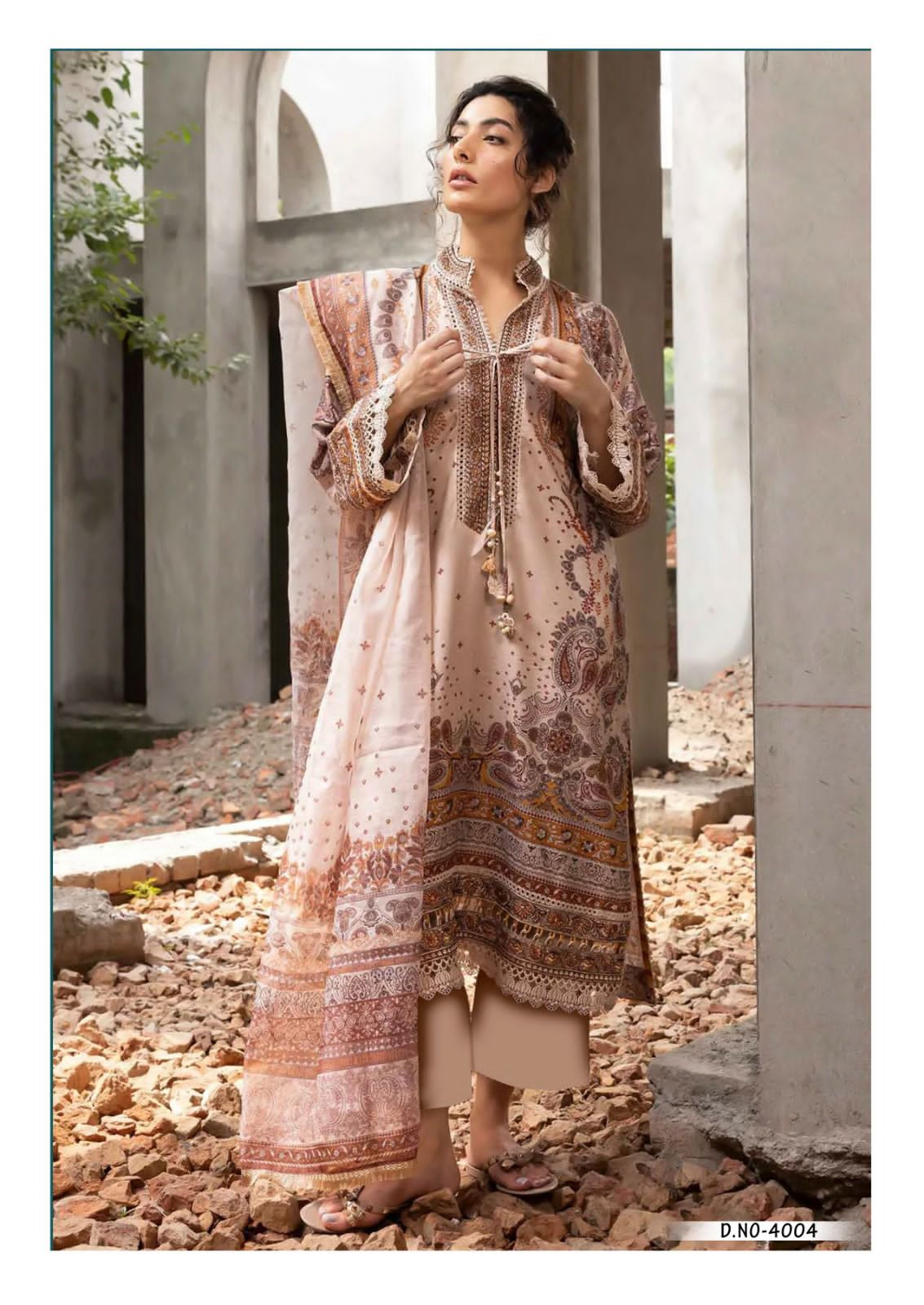 MIZAJ QURBAT VOL 4 PURE COTTON KARACHI SUITS SUPPLIER