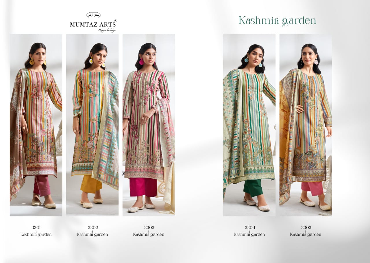 MUMTAZ ARTS KASHMIRI GARDEN PURE LAWN SUITS