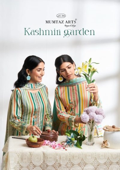 MUMTAZ ARTS KASHMIRI GARDEN PURE LAWN SUITS