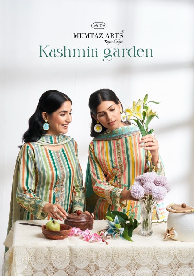 MUMTAZ ARTS KASHMIRI GARDEN PURE LAWN SUITS