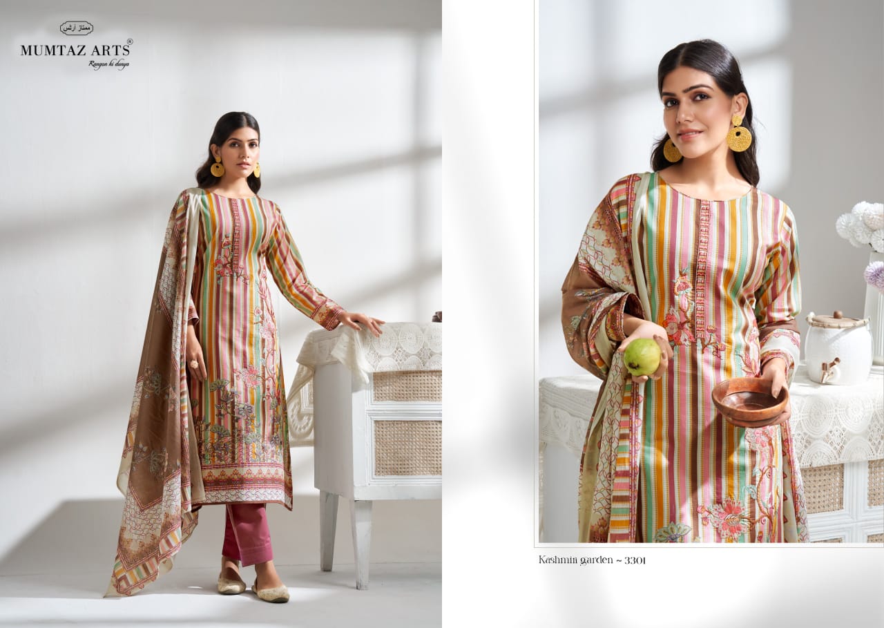 MUMTAZ ARTS KASHMIRI GARDEN PURE LAWN SUITS