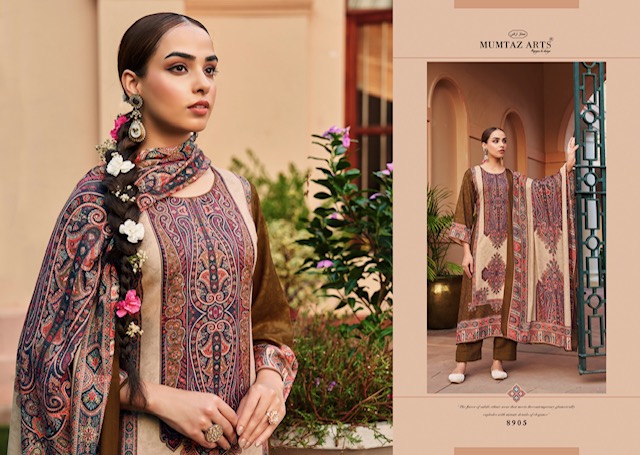 MUMTAZ ARTS SHIRINGAR PASHMINA SUITS FOR WINTERS