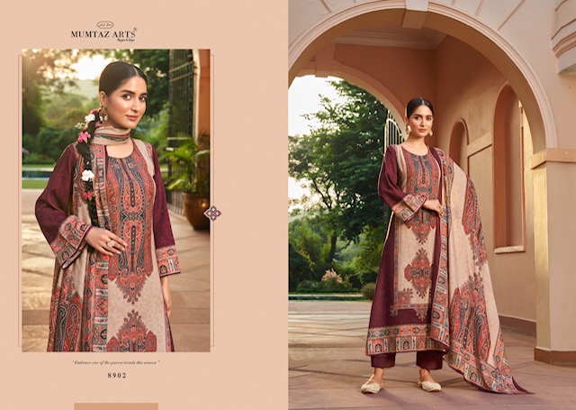 MUMTAZ ARTS SHIRINGAR PASHMINA SUITS FOR WINTERS