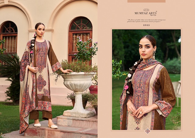 MUMTAZ ARTS SHIRINGAR PASHMINA SUITS FOR WINTERS